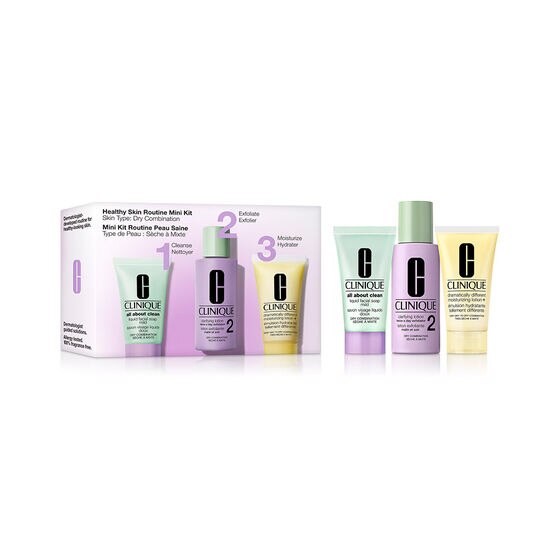 Kit de Skincare Clinique 3 Step Skin Type 2 Peles Secas